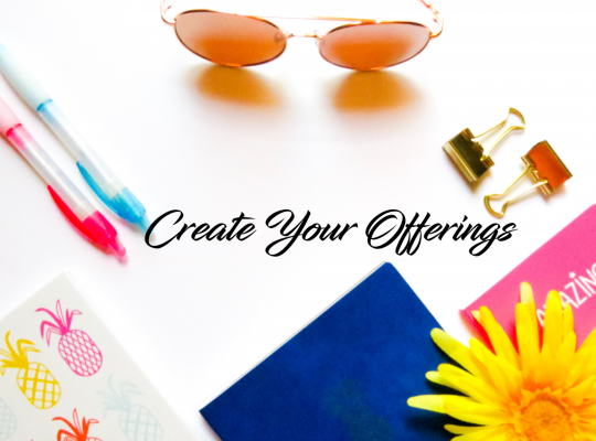 Create Your Offerings